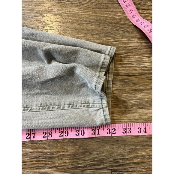 Abercrombie & Fitch Men's Stretch Fit Olive Green Carpenter Pants Size 30x32 - Picture 10 of 10